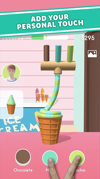 Скачать Ice Cream Inc. ASMR, DIY Games на Андроид — Много денег — скриншот 5