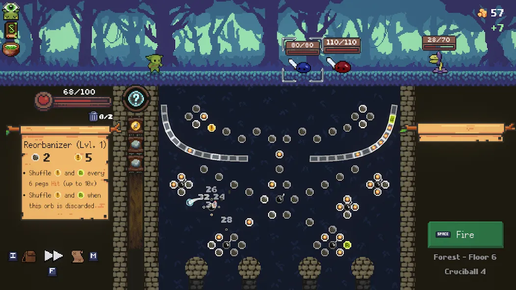 Скачать Peglin - A Pachinko Roguelike MOD APK — Бесконечное золото и премиум версия — скриншот 1 Скачать Peglin - A Pachinko Roguelike MOD APK — Бесконечное золото и премиум версия — скриншот 1