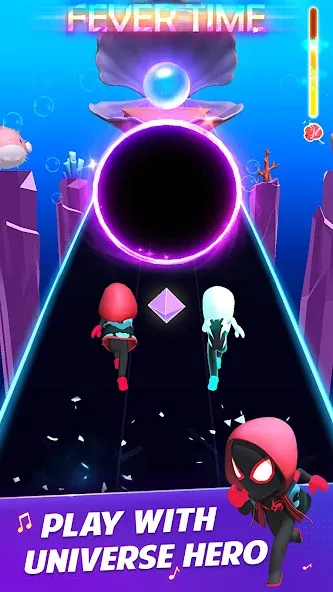 Universe Hero 3D - Music&Swing на Андроид — Много денег — скриншот 4 Universe Hero 3D - Music&Swing на Андроид — Много денег — скриншот 4