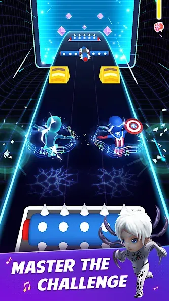 Universe Hero 3D - Music&Swing на Андроид — Много денег — скриншот 5