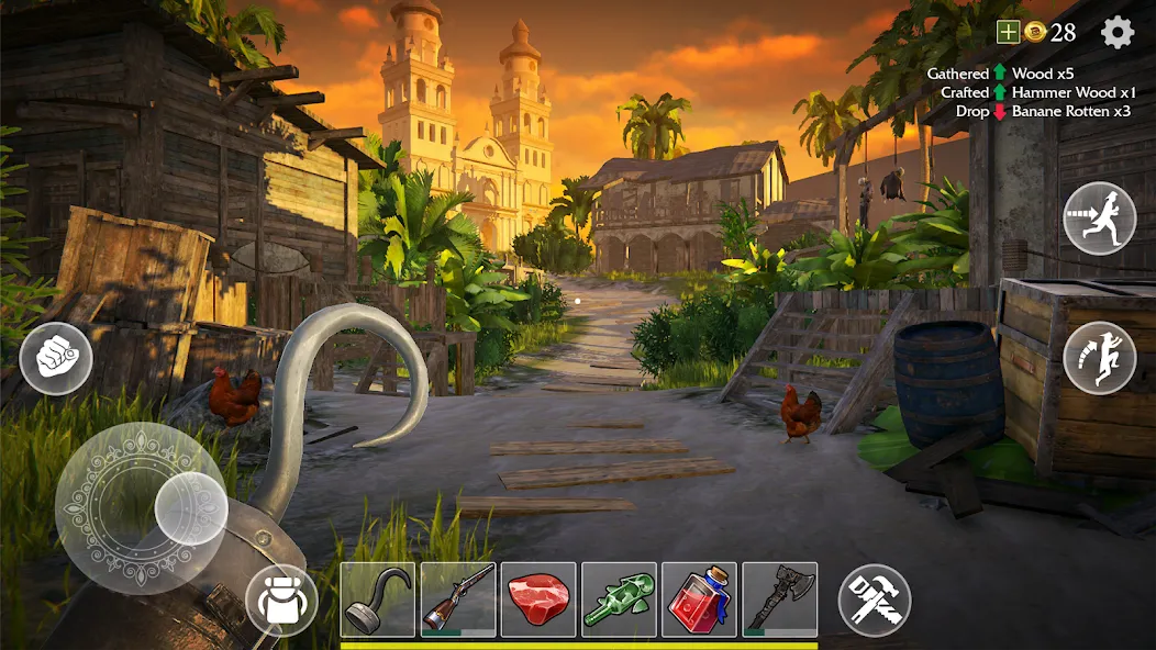 Last Pirate: Survival Island на Андроид — Мод Много денег и бессмертие — скриншот 4