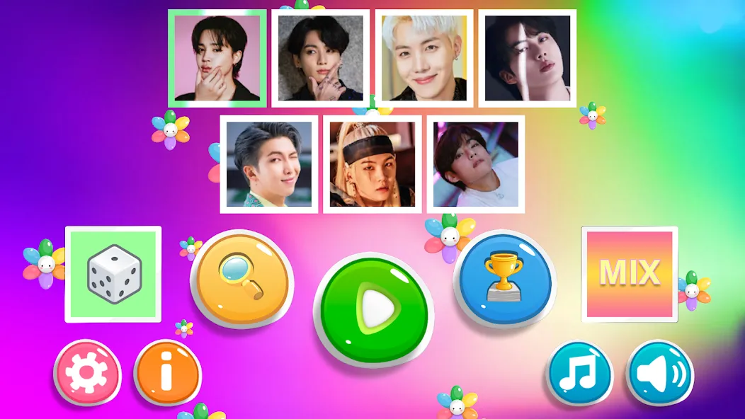 Bangtan Memory MOD APK на Android — Все уровни разблокированы — скриншот 1