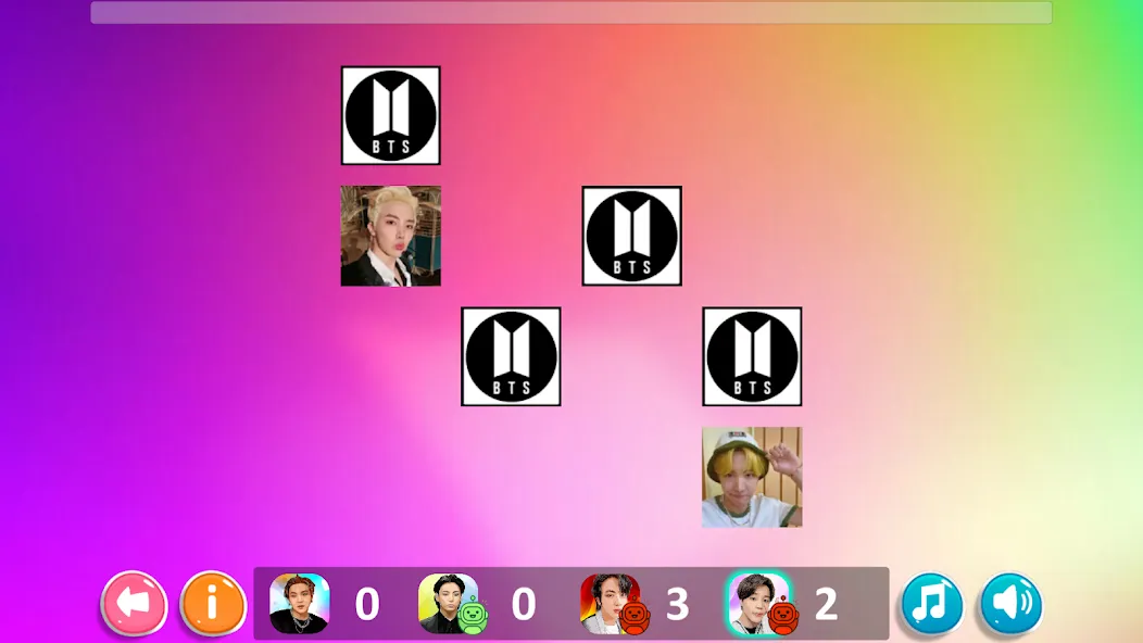 Bangtan Memory MOD APK на Android — Все уровни разблокированы — скриншот 4