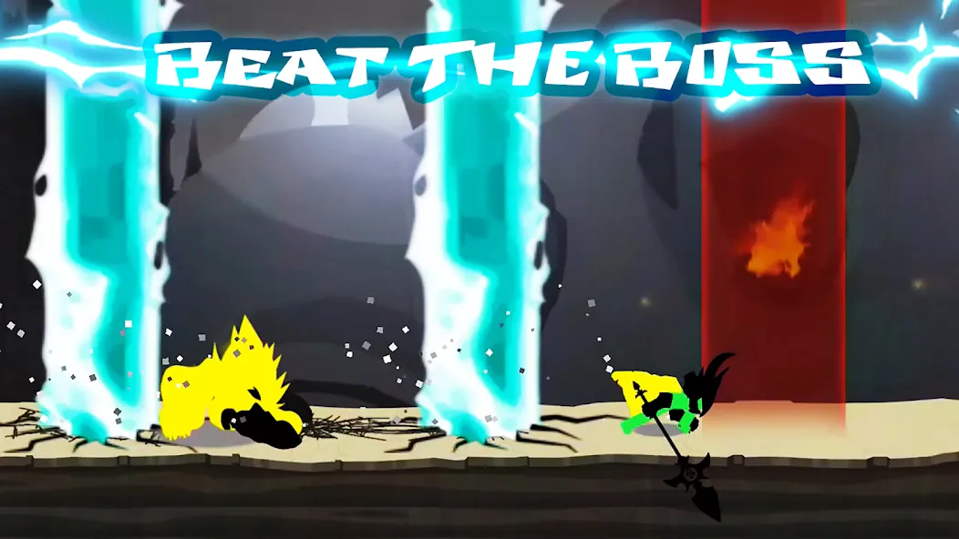 Stickman The Flash — Много денег и разблокировано всё оружие оружие — скриншот 2
