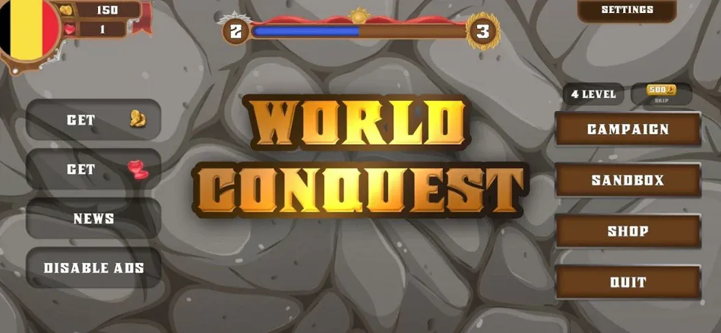 World conquest: Europe 1812 MOD — Много денег и бесконечные ресурсы на Андроид — скриншот 5