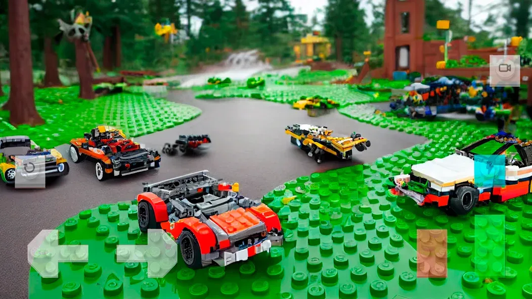 Скачать взлом Block Car Wars Brick Car Crash на Андроид — Много денег — скриншот 3
