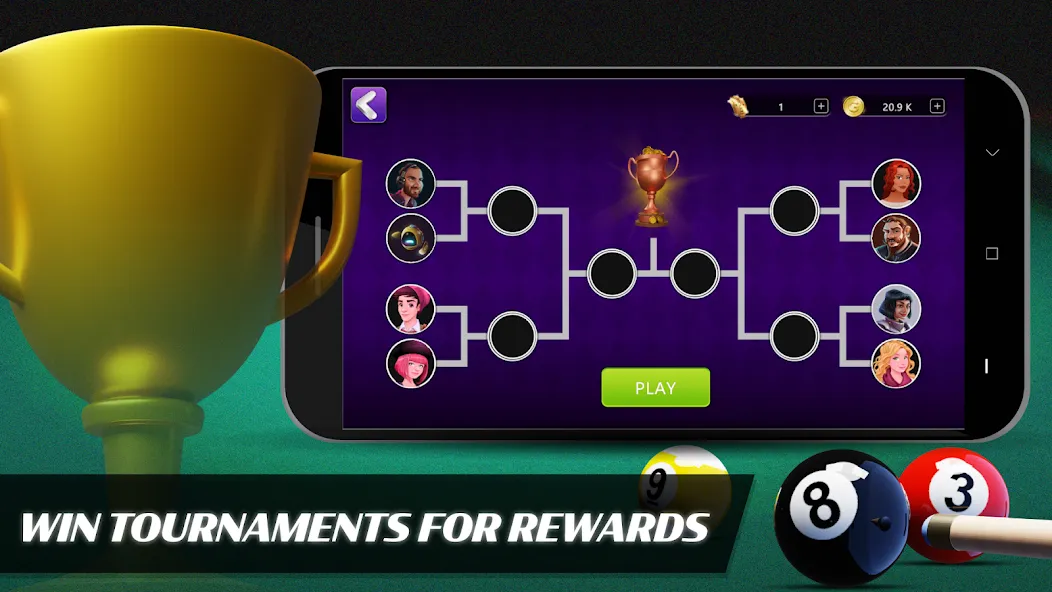Скачать 8 Ball Billiards Offline Pool с модом — Все открыто — скриншот 3 Скачать 8 Ball Billiards Offline Pool с модом — Все открыто — скриншот 3