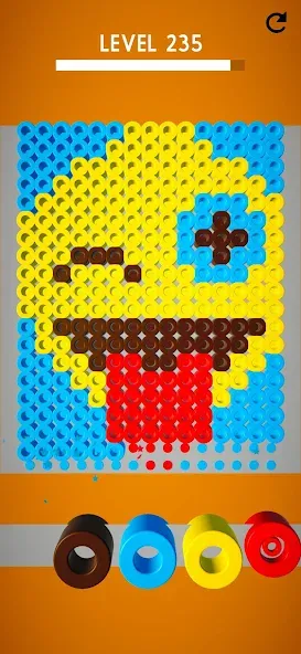 Скачать взлом Hama Beads: Colorful Puzzles на Андроид — Все цвета и уровни разблокированы — скриншот 1