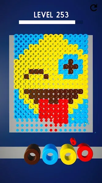 Скачать взлом Hama Beads: Colorful Puzzles на Андроид — Все цвета и уровни разблокированы — скриншот 5