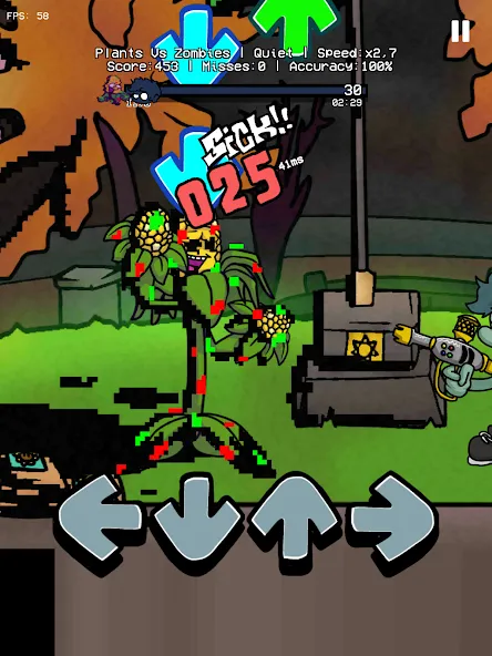 Plants vs Rappers Beat Battles MOD APK на Android — Все треки разблокированы — скриншот 5