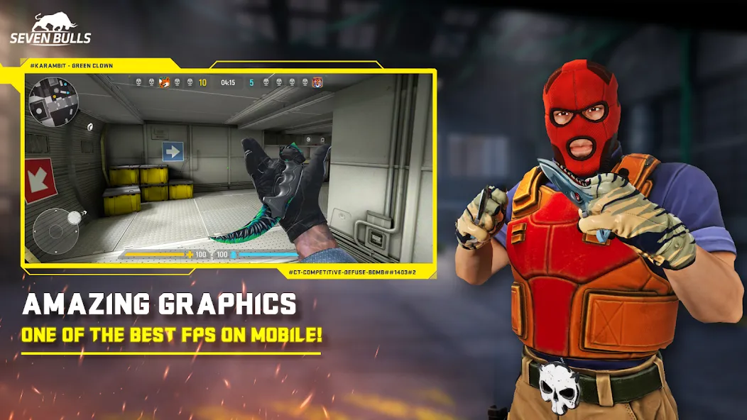 Скачать Counter Attack Multiplayer FPS — Модификация Много денег — скриншот 1