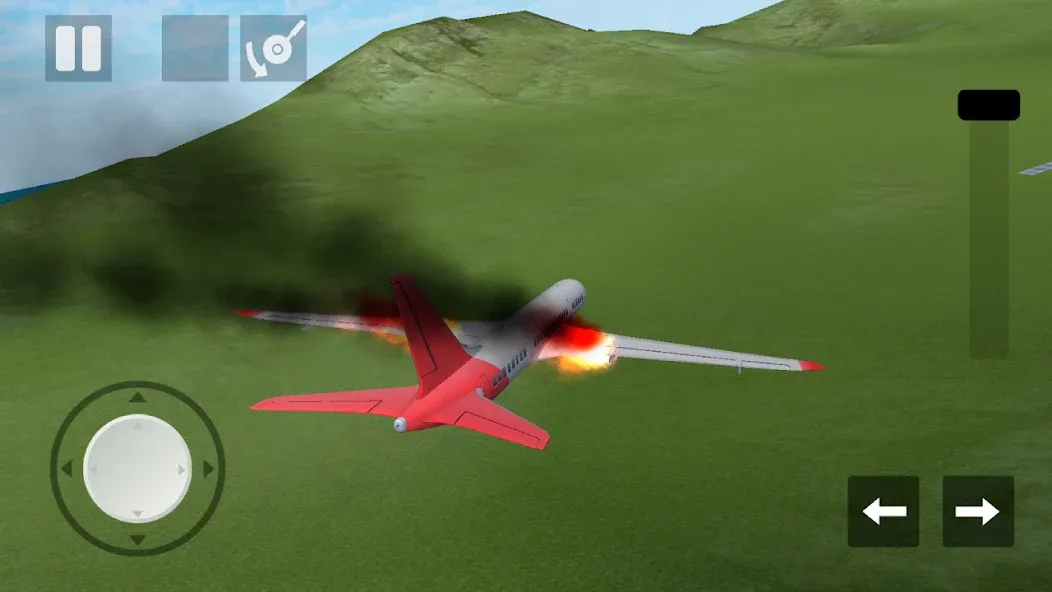 Plane Crash: Flight Simulator на Андроид — Все самолеты открыты — скриншот 1