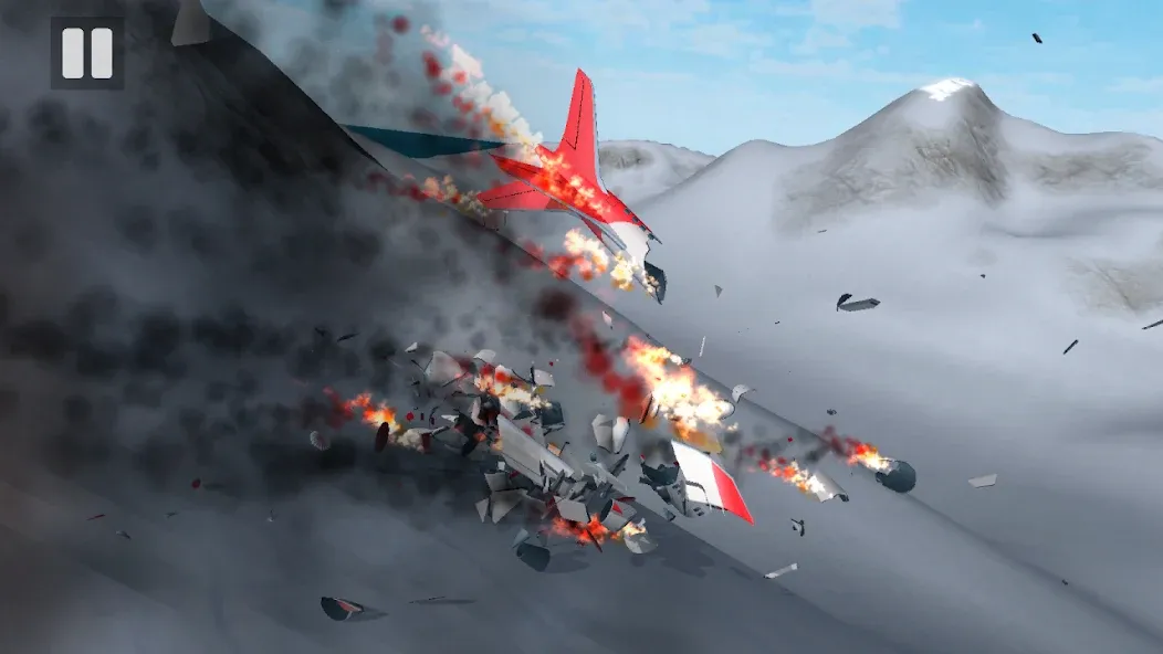 Plane Crash: Flight Simulator на Андроид — Все самолеты открыты — скриншот 3