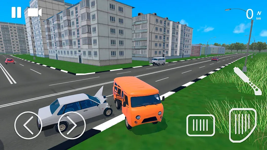 Russian Car Crash Simulator Mod APK Много денег — Скачать на Андроид — скриншот 4