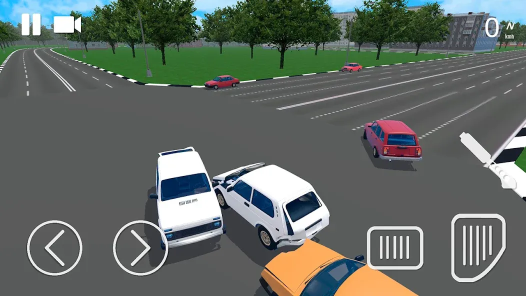 Russian Car Crash Simulator Mod APK Много денег — Скачать на Андроид — скриншот 5