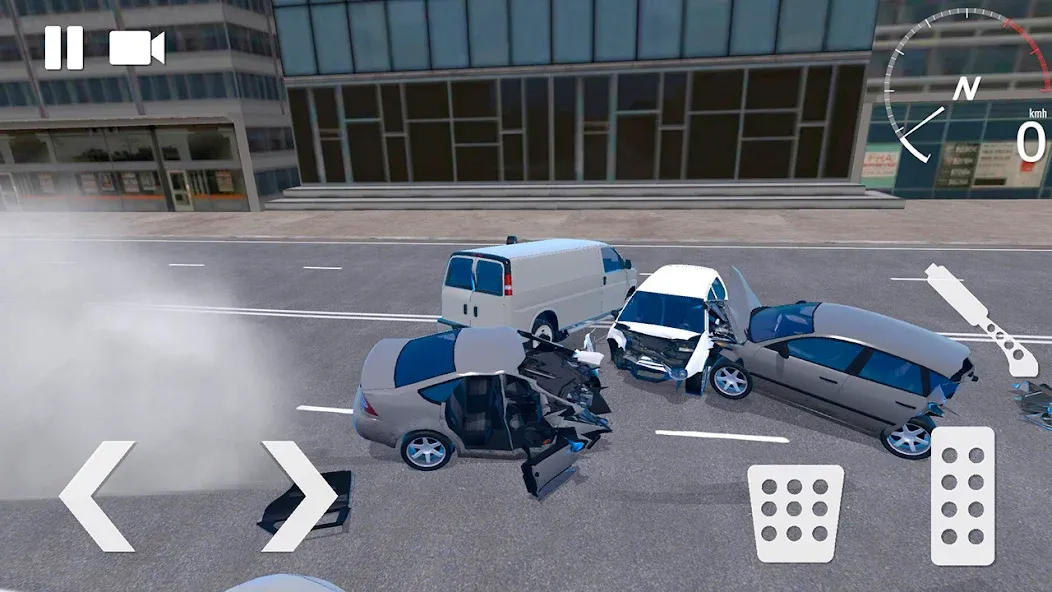 Traffic Crashes Car Crash на Андроид — Много денег — скриншот 1