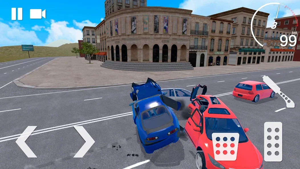 Traffic Crashes Car Crash на Андроид — Много денег — скриншот 4