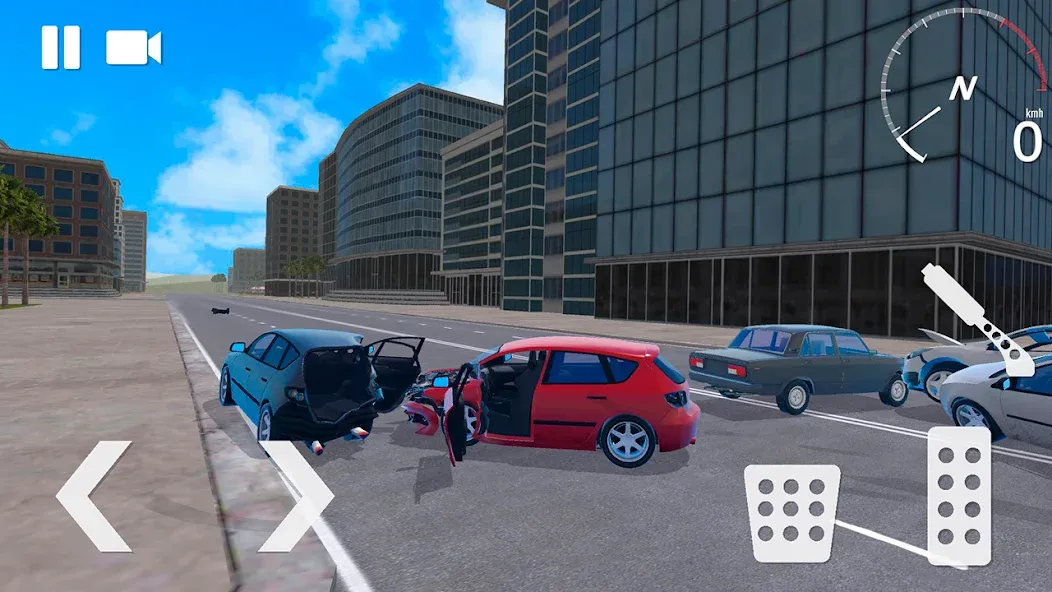 Traffic Crashes Car Crash на Андроид — Много денег — скриншот 5