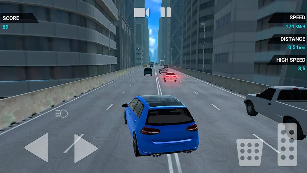 Traffic Racer Speeding Highway (Мод Много денег) — скриншот 5