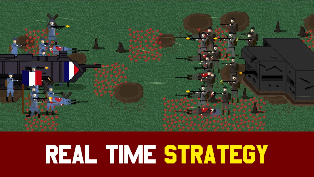 Trench Warfare 1917: WW1 RTS — Взломанная версия (Много денег и кристаллов) — скриншот 1 Trench Warfare 1917: WW1 RTS — Взломанная версия (Много денег и кристаллов) — скриншот 1