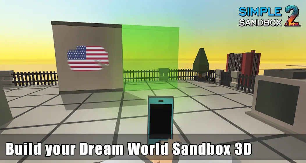 Simple Sandbox 2 MOD APK на Android — Много денег и всё открыто — скриншот 1