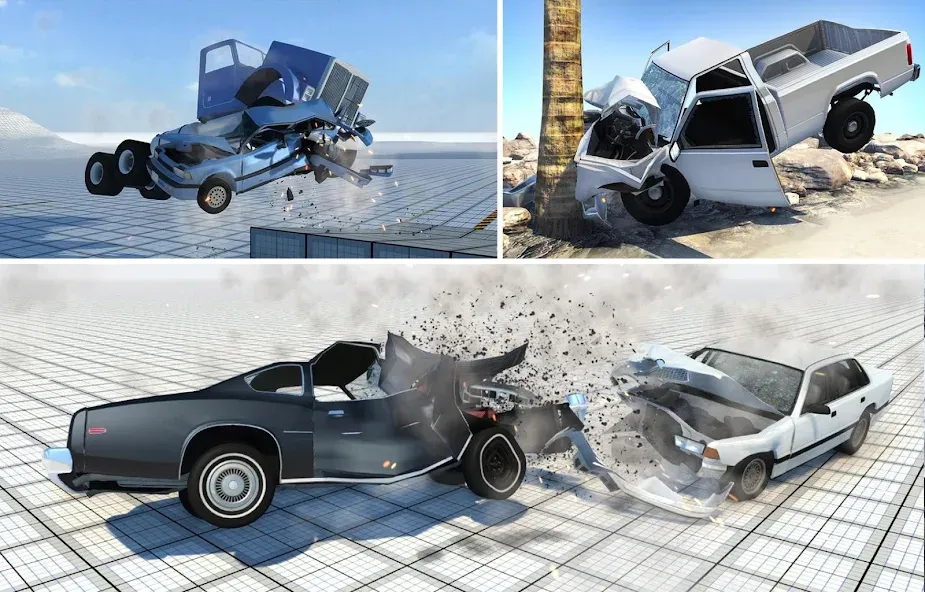 Car Crash Damage Engine Wreck — Взломанная версия (Много денег) — скриншот 3