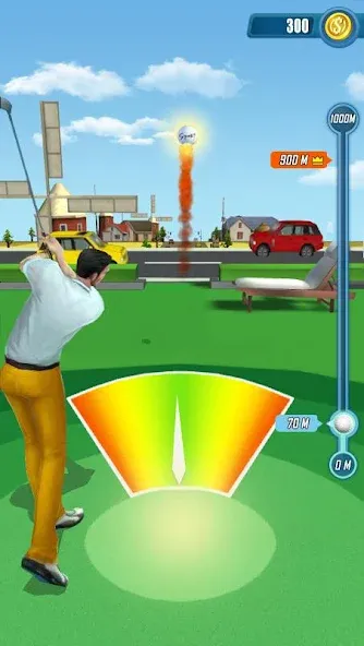 Golf Hit MOD — Много денег на Андроид — скриншот 1