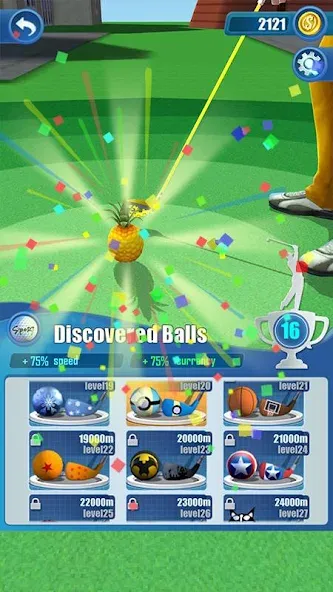Golf Hit MOD — Много денег на Андроид — скриншот 4