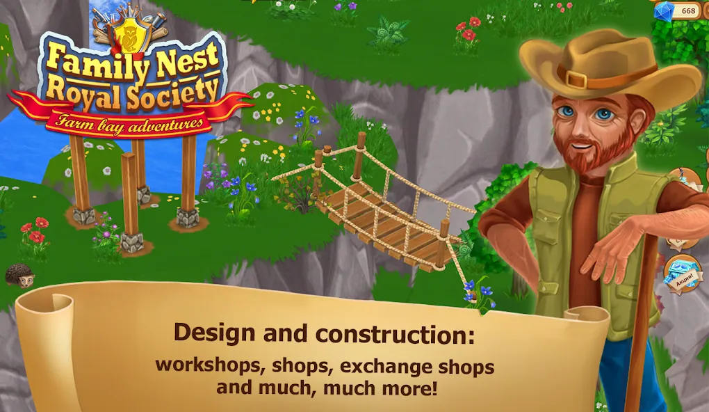 Скачать Family Nest: Royal Farms с модом — Много денег и энергии — скриншот 5