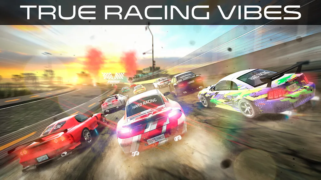 Hard Racing - Real Drag Racing — Много денег и всё открыто — скриншот 1