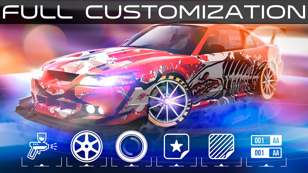 Hard Racing - Real Drag Racing — Много денег и всё открыто — скриншот 4