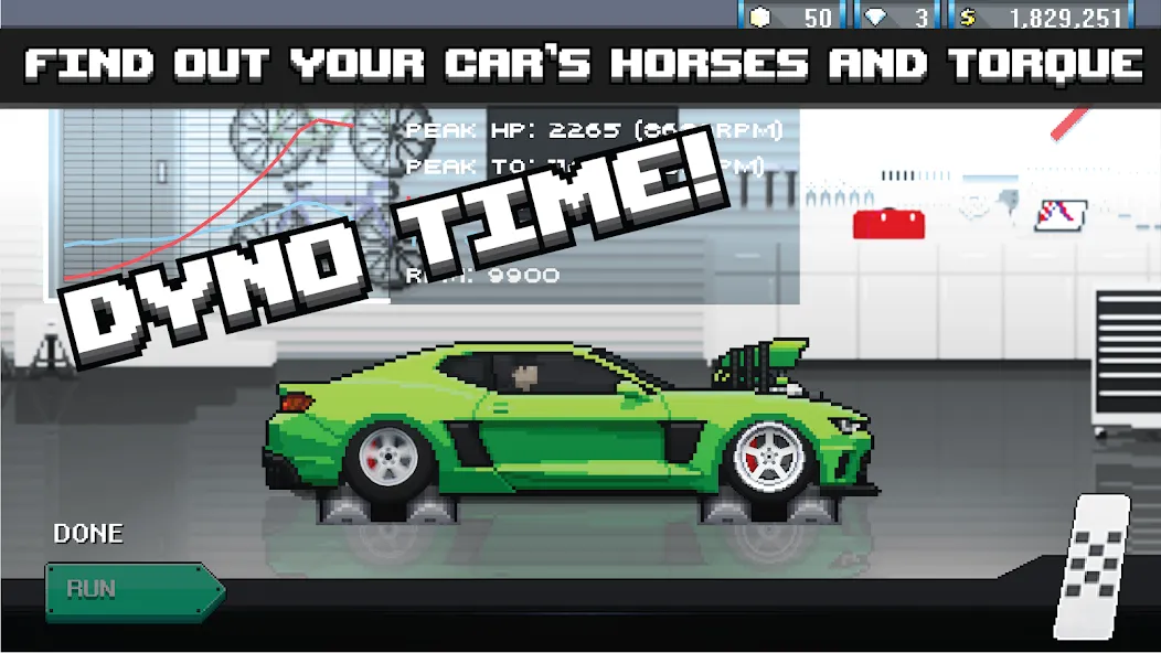 Pixel Car Racer MOD APK — Много денег и алмазов — скриншот 3