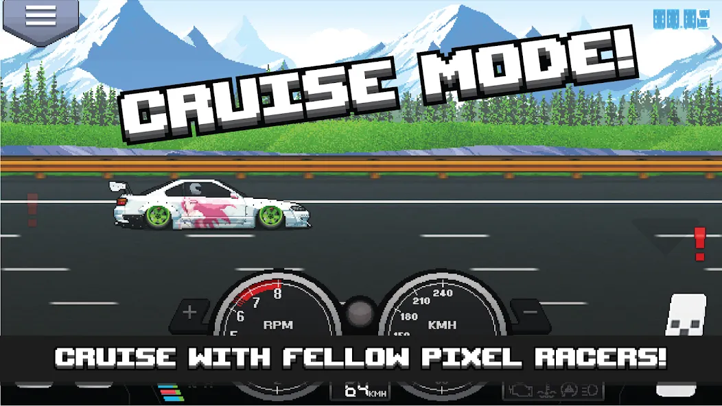 Pixel Car Racer MOD APK — Много денег и алмазов — скриншот 4