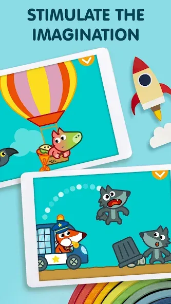 Скачать Pango Kids: Fun Learning Games MOD APK — Все игры разблокированы — скриншот 4