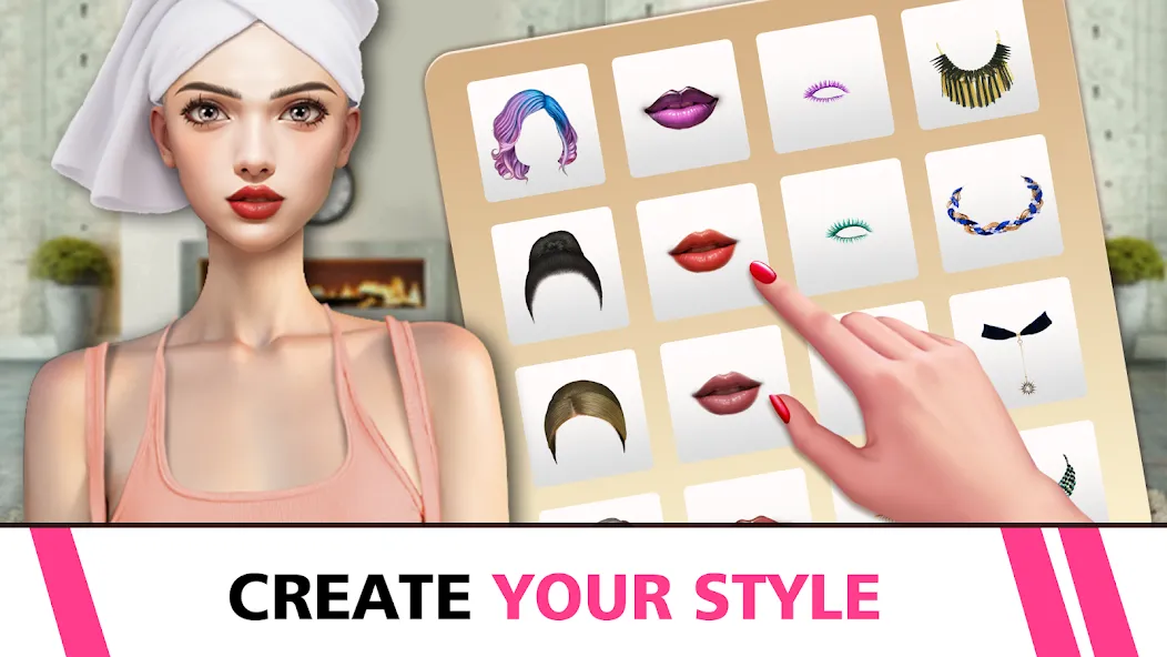 Скачать Doll Dress Up:Makeover Girls на Андроид — Все открыто — скриншот 1