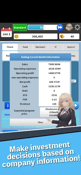 Stock Game - Capitalism Mod APK Много денег — Скачать на Андроид — скриншот 2