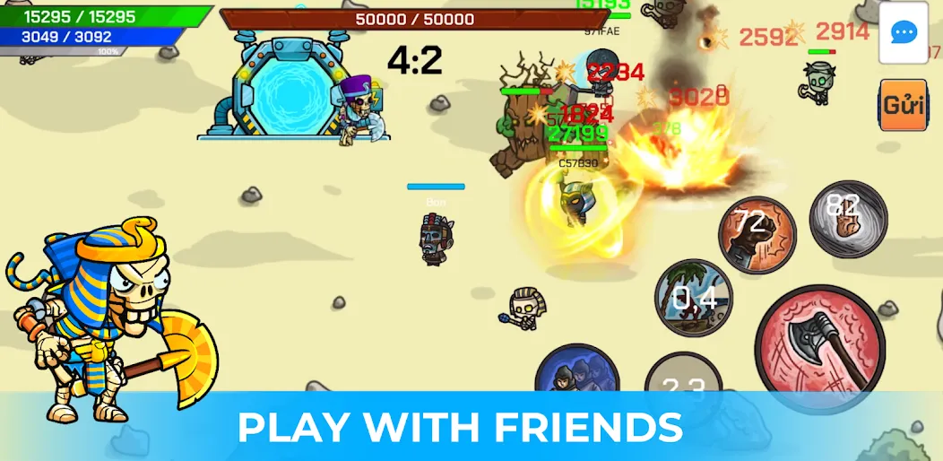 Chibi Survivor Online MOD APK — Много денег — скриншот 1