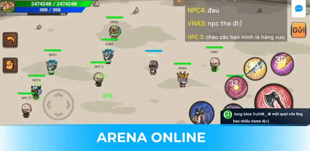 Chibi Survivor Online MOD APK — Много денег — скриншот 3