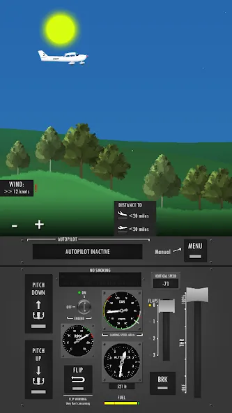 Flight Simulator 2d - sandbox — Мод: Все открыто — скриншот 2