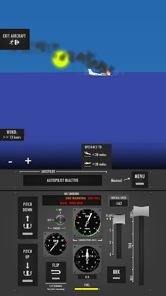 Flight Simulator 2d - sandbox — Мод: Все открыто — скриншот 4