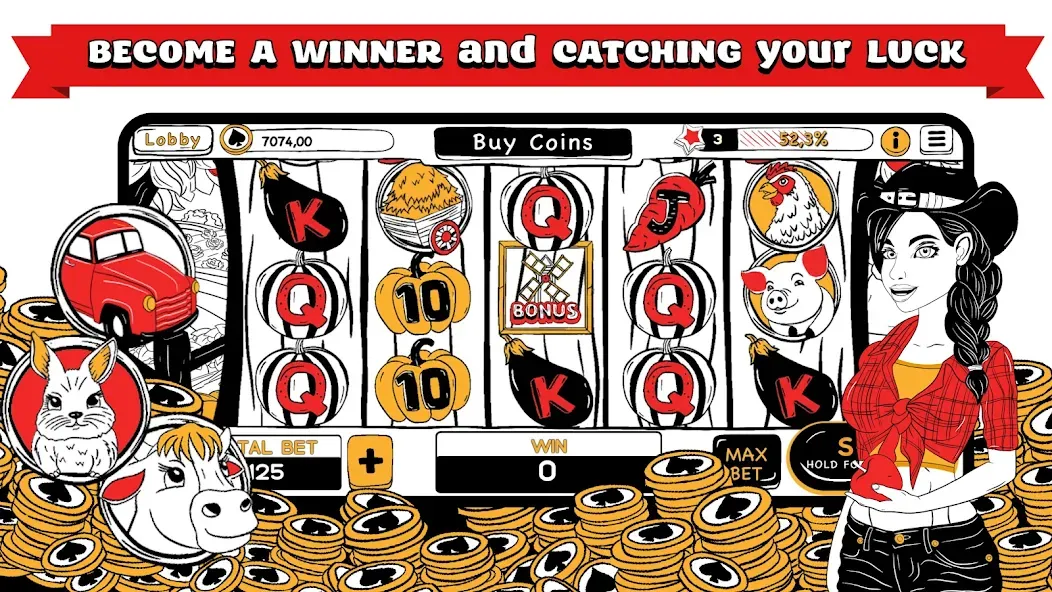B&W Casino MOD APK на Android — Много денег — скриншот 3