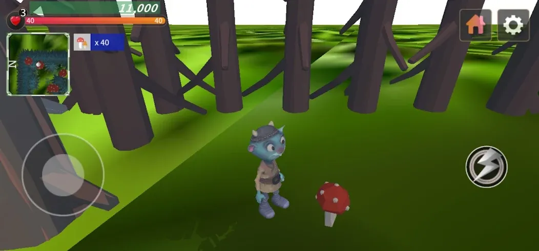 Forest Dimensions MOD — Много денег на Андроид — скриншот 1