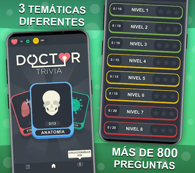 Скачать Doctor Trivia - Quiz Medicina — Бесконечные подсказки и без рекламы — скриншот 2 Скачать Doctor Trivia - Quiz Medicina — Бесконечные подсказки и без рекламы — скриншот 2