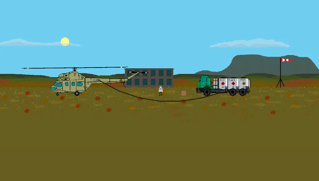 Скачать Pixel Helicopter Simulator — Много денег и всё разблокировано — скриншот 3