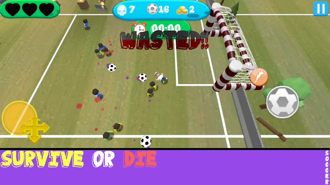 Soccer Apocalypse Survival на Андроид — Много денег и бессмертие — скриншот 2