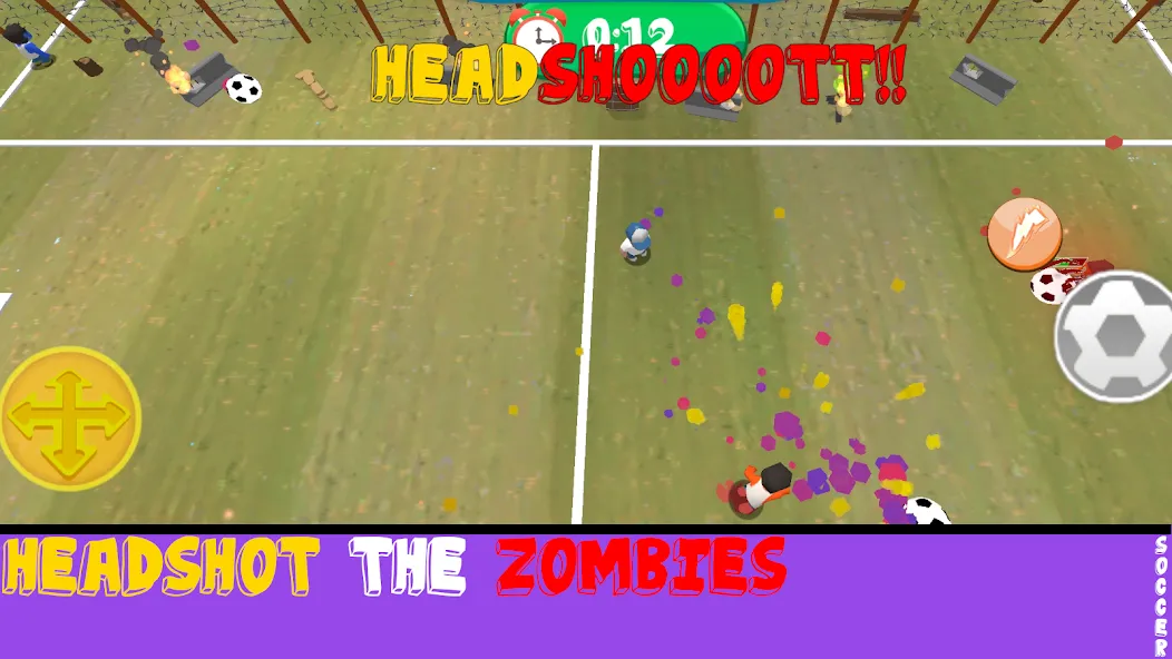 Soccer Apocalypse Survival на Андроид — Много денег и бессмертие — скриншот 5