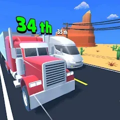 Скачать Idle Truck Racing : Cybertruck на телефон — Много денег