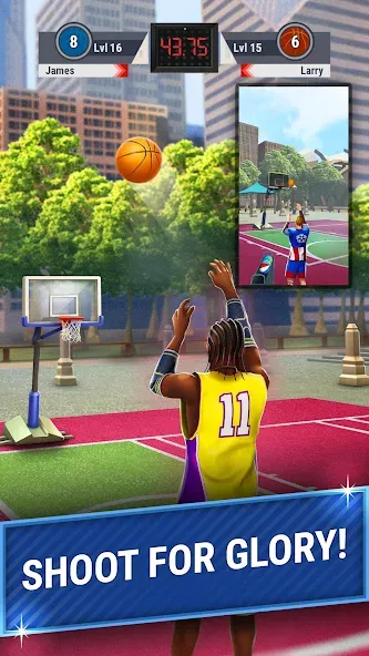 3pt Contest: Basketball Games Mod APK Много денег — Скачать на Андроид — скриншот 2 3pt Contest: Basketball Games Mod APK Много денег — Скачать на Андроид — скриншот 2