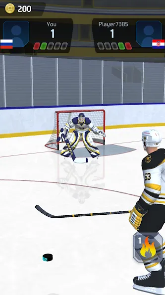 Hockey Game Stars 3D Mod APK Много денег — Скачать на Андроид — скриншот 1