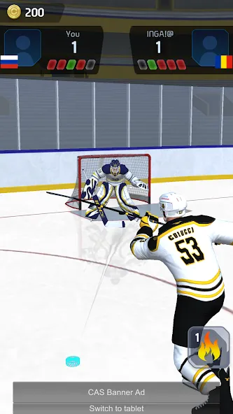 Hockey Game Stars 3D Mod APK Много денег — Скачать на Андроид — скриншот 4